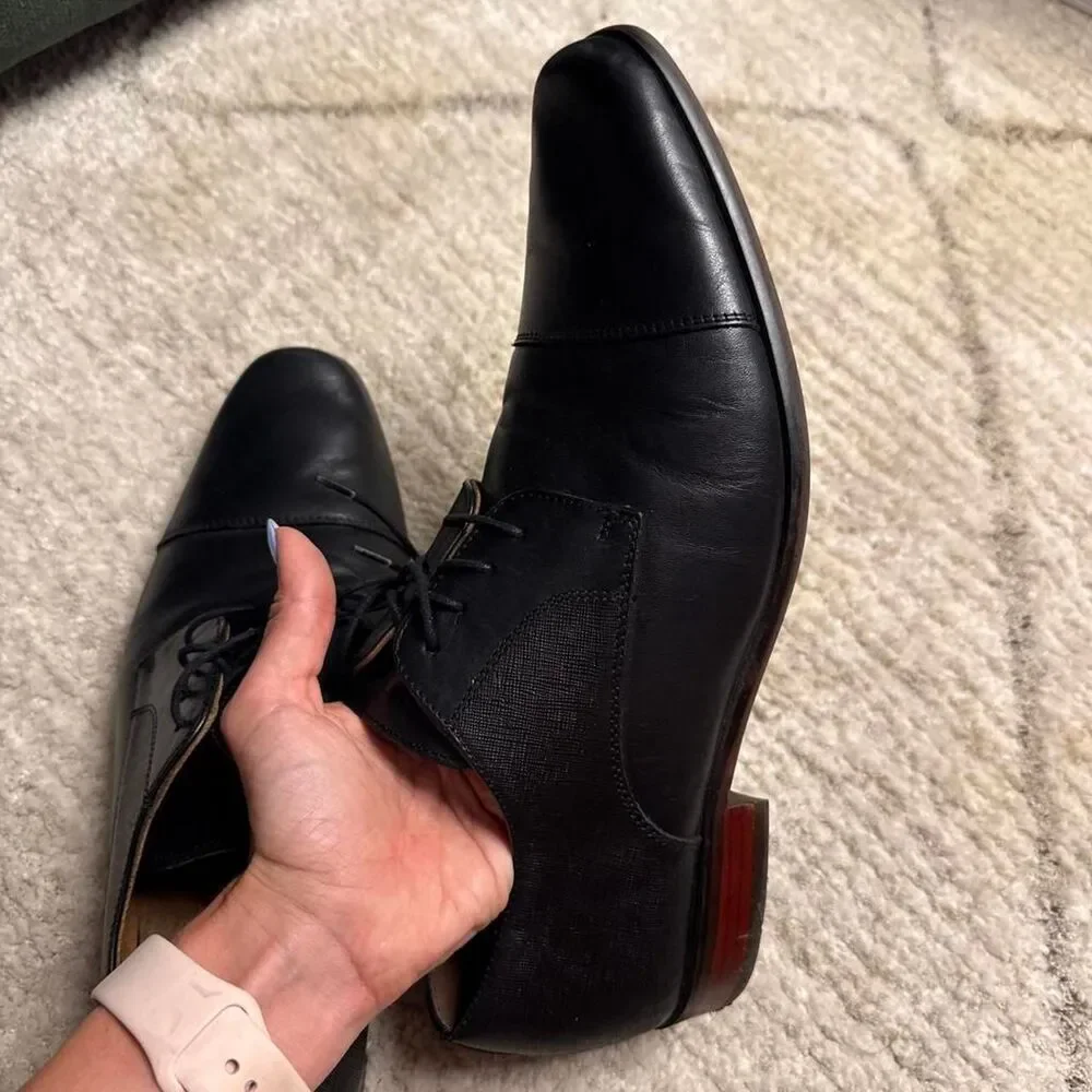 Florsheim black leather